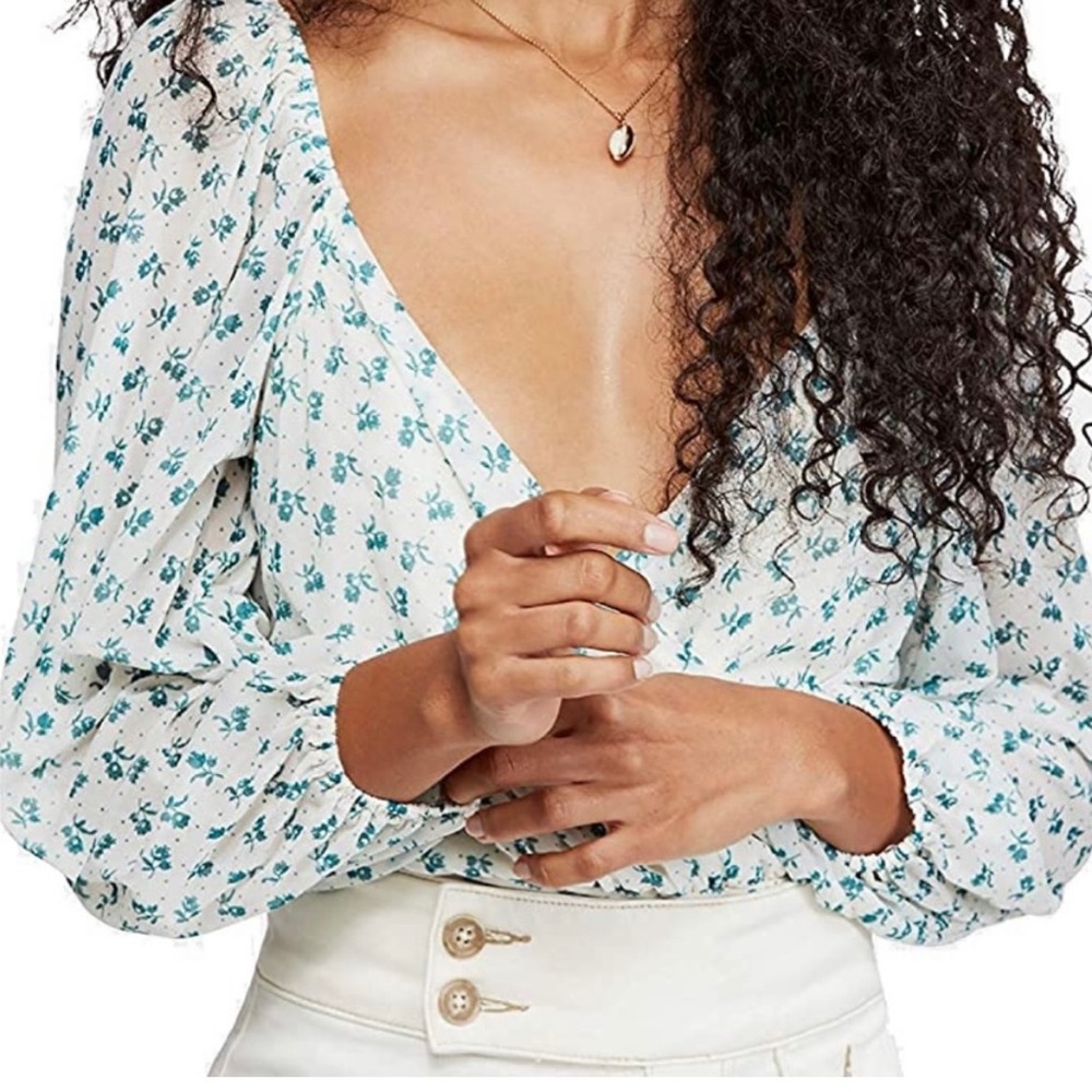 Free People Sweetie Pie wrap top